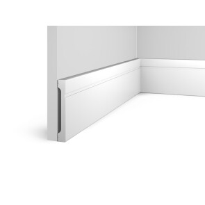 Плинтус HI WOOD полистирол белый 110x16