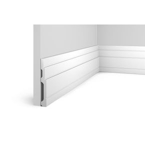 Плинтус HI WOOD полистирол белый 120x16