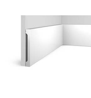 Плинтус HI WOOD полистирол белый 150x20