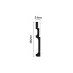 tumb 2 - Плинтус напольный HI WOOD Полистирол Тип-B180V2 2000х180х24
