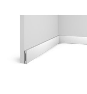 Плинтус HI WOOD полистирол белый 55x12