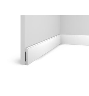 Плинтус HI WOOD полистирол белый 70x12