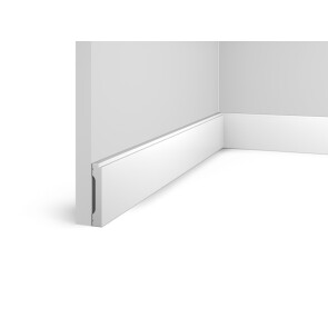 Плинтус HI WOOD полистирол белый 70x12