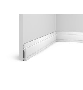 Плинтус HI WOOD полистирол белый 75x12