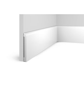 Плинтус HI WOOD полистирол белый 125x13.5