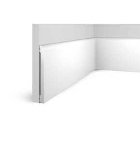Плинтус HI WOOD полистирол белый 150x13.5