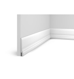 Плинтус Белый 2000*90*13,7 мм