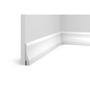 Плинтус HI WOOD полистирол белый 90x19