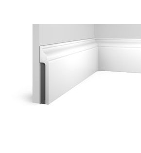 Плинтус HI WOOD полистирол белый 149x26