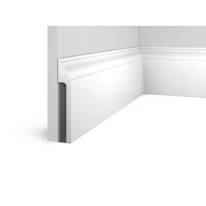 Плинтус HI WOOD полистирол белый 149x26