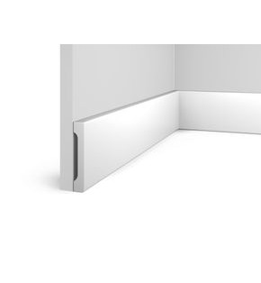 Плинтус HI WOOD полистирол белый 70x12