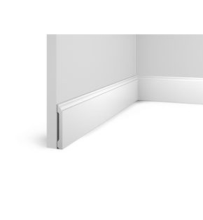 Плинтус HI WOOD полистирол белый 80x12.5