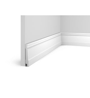 Плинтус HI WOOD полистирол белый 90x15