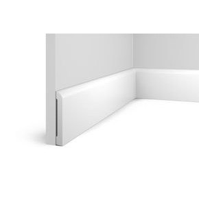 Плинтус HI WOOD полистирол белый 100x13.5