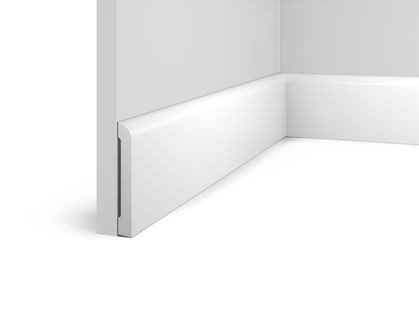 Плинтус HI WOOD полистирол белый 100x13.5