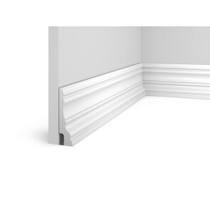 Плинтус HI WOOD полистирол белый 100x26