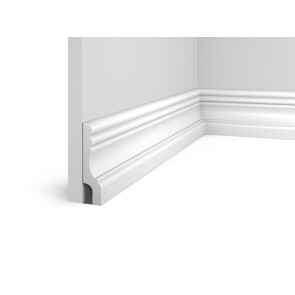 Плинтус HI WOOD полистирол белый 100x25