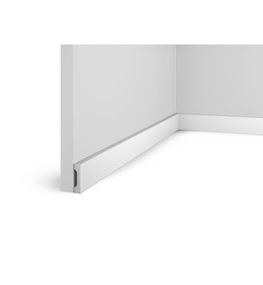 Плинтус HI WOOD полистирол белый 40x10
