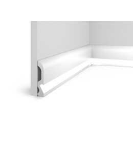 Плинтус Белый 2000*98*19,5 мм