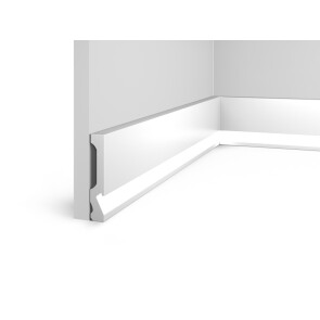 Плинтус HI WOOD полистирол белый 99x16.8