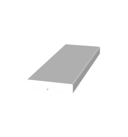 Плинтус Белоснежно матовый 2070*80*16 мм