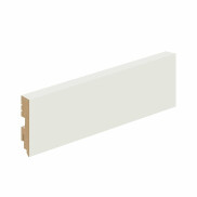 Плинтус Super White Белый Винил 2400х70х16 мм