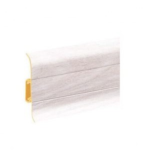 Плинтус cezar ПВХ 159 ясень кавказский 59x22x22