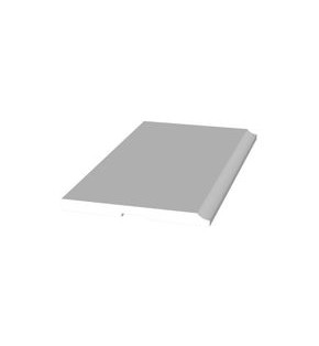 Плинтус triadoors МДФ белоснежно матовый 120x10