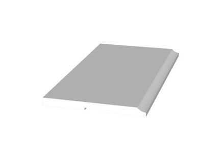 Плинтус triadoors МДФ белоснежно матовый 120x10