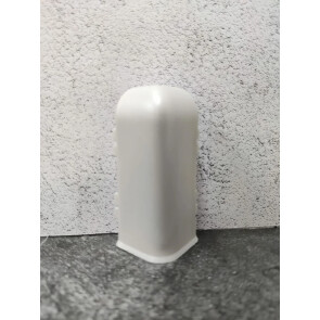 Угол внешний к плинтусу approf ПВХ серый 80x22