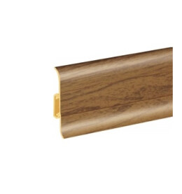 Плинтус 077 Орех 2500х59х22 мм