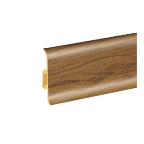 Плинтус cezar ПВХ 077 орех 59x22x22