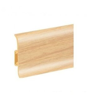 Плинтус cezar ПВХ 084 ясень светлый 59x22x22