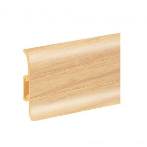 Плинтус cezar ПВХ 084 ясень светлый 59x22x22