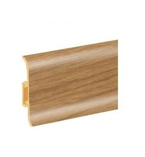 Плинтус cezar ПВХ 085 тик темный 59x22x22