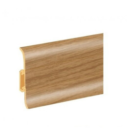 Плинтус 085 Тик темный 2500х59х22 мм