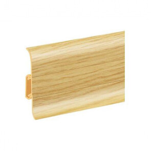 Плинтус cezar ПВХ 137 дуб риверсайд 59x22x22