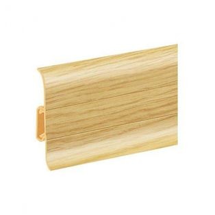 Плинтус cezar ПВХ 137 дуб риверсайд 59x22x22