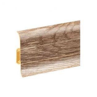 Плинтус cezar ПВХ 166 дуб молочный 59x22x22