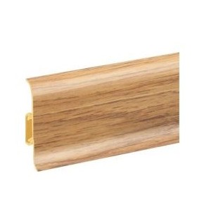 Плинтус cezar ПВХ 198 дуб коньяк 59x22x22