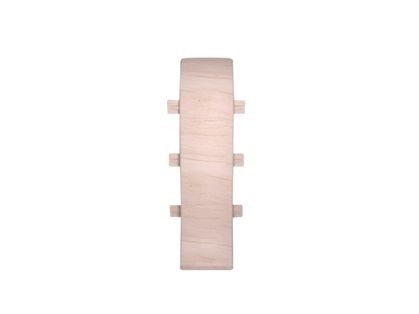 Соединитель к плинтусу cezar ПВХ 105 клён горный 59x22x22