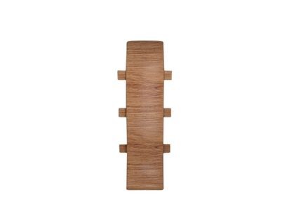 Соединитель к плинтусу cezar ПВХ 108 дуб замковый 59x22x22