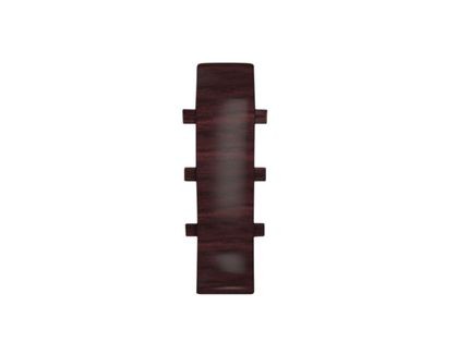 Соединитель к плинтусу cezar ПВХ 109 венге 59x22x22