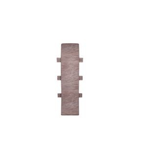 Соединитель к плинтусу cezar ПВХ 117 вяз 59x22x22