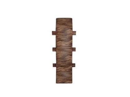 Соединитель к плинтусу cezar ПВХ 168 дуб барди 59x22x22