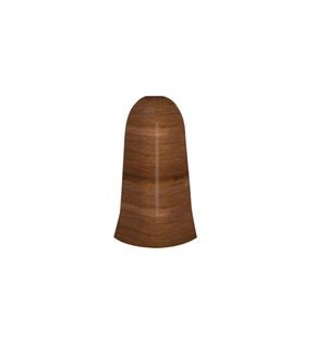 Угол внешний к плинтусу cezar ПВХ 131 орех африканский 59x22x22