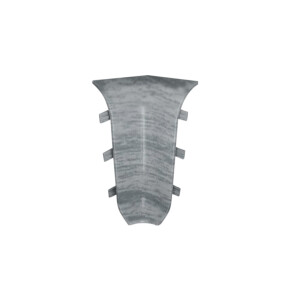 Угол внутренний к плинтусу cezar ПВХ 078 дуб светло-серый 59x22x22