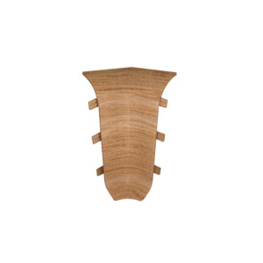 Угол внутренний к плинтусу cezar ПВХ 107 дуб кантри 59x22x22