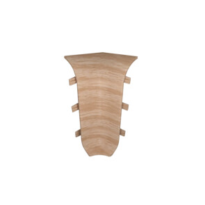 Угол внутренний к плинтусу cezar ПВХ 119 под дерево 59x22x22