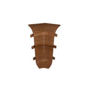 Угол внутренний к плинтусу cezar ПВХ 131 орех африканский 59x22x22